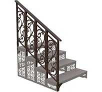 Перила АрсеналЪ модуль 4 ступени для крыльца модели Классика ARSENAL AVANT AR18G8348H9-08