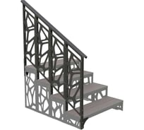 Перила АрсеналЪ модуль 4 ступени для крыльца модели Лофт ARSENAL AVANT AR18G8447O9-09