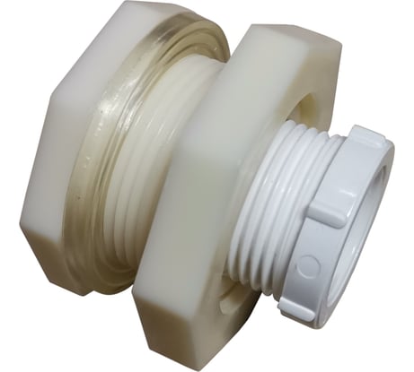 Переходник для врезки в бочку ВР 3/4" АВS пластик Профитт 9270834