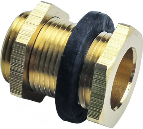 Переходник латунный для врезки в бочку НР 3/4" Профитт 3179867