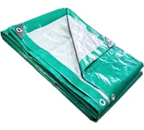 Тент универсальный ЧЗМ Защитник 120 4х6м зеленый/серебристый 8355