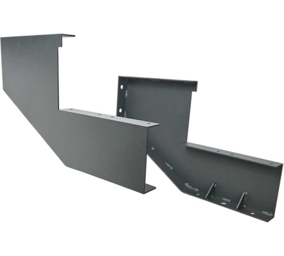 Косоур Калибр для лестницы 2 ст (лев+прав, регулир. опоры 2шт, сталь 3мм, H=320мм, проступь 275мм) 00000083555 1