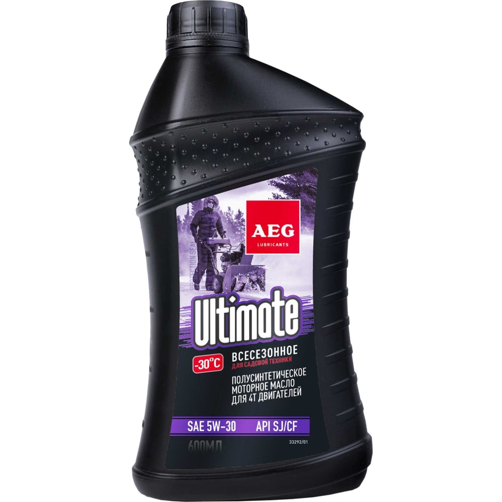 Масло четырехтактное Ultimate SAE 5W30 API SJ/ CF п/с 600 мл AEG ...