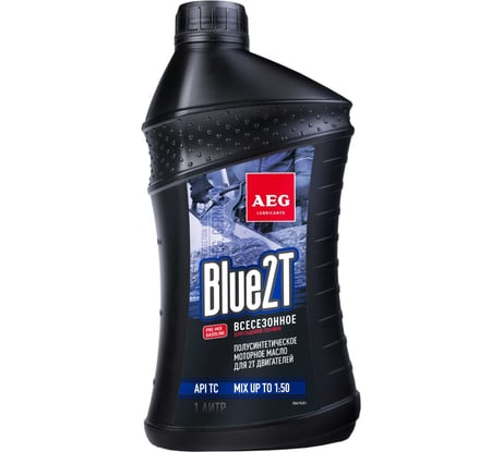 Масло двухтактное Semi Synthetic 2T Motor Oil API TC п/с 1 л AEG Lubricants 30615