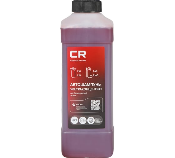 Автошампунь-ультраконцентрат CARVILLE RACING для бесконтактной мойки, 1л S3050441 1