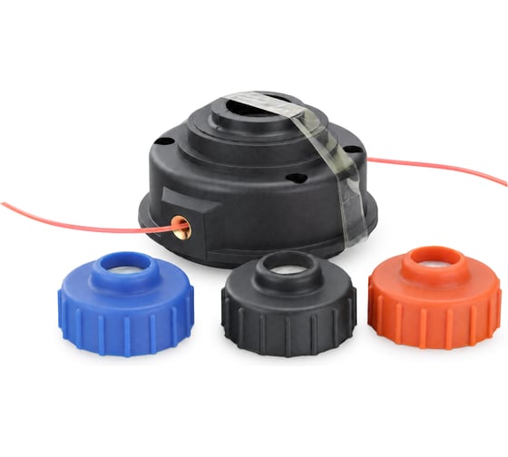 Катушка (головка) Diamond Industrial для триммеров 3 болта: М6х1.25 RH / М8х1.25 RH пр.резьба + M8х1.25 LH лев.резьба DIDTRKAT10N