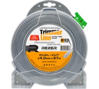 Леска REZER Ultra-pro DUAL-CUT 4.0мм 27м квадрат 03.007.00168