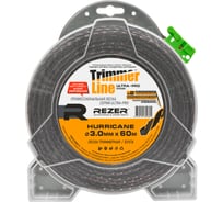 Леска REZER Ultra-pro HURRICANE 3.0мм 60м черный/оранжевый 03.007.00169