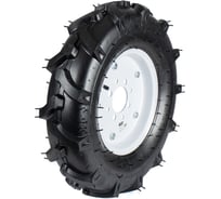 Колесо СИЛАЧ к МОТОБЛОКУ 5.00-10, Елочка, диск 4 отверстия (2/36) 023610