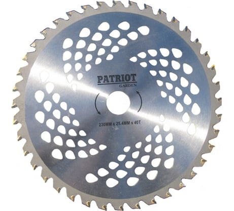 Нож 40-зубчатый для триммеров серий PT; T Super Lux PATRIOT PT-GSB40TCT