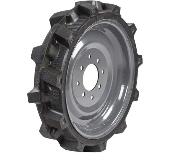 Колесо к МОТОБЛОКУ ЦЕЛЬНОЛИТОЕ ПОЛЕСАД 4.00-8, диск 8 отверстий, цена за штуку (2/96) 023683 1