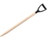 Черенок для лопат в/с d40 L 900мм c V ручкой woodtrade X828015324 00217 2