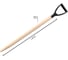 Черенок для лопат в/с d40 L 800мм c V ручкой woodtrade X333025324 00237 1