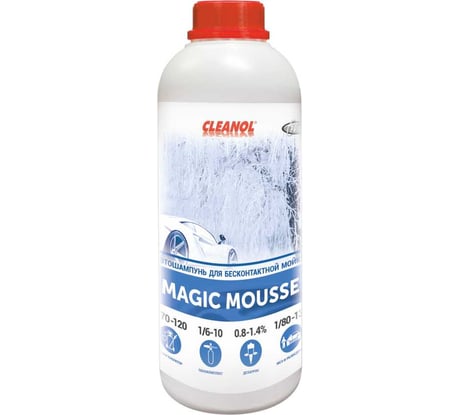 Автошампунь для бесконтактной мойки Cleanol Magic Mousse 1 л 1/0095