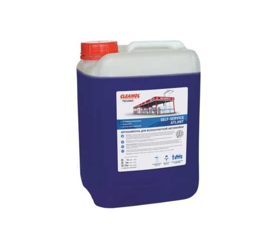Автошампунь Cleanol Self-Service Atlant, канистра 1 л 1/0504 1