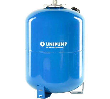 Гидроаккумулятор вертикальный UNIPUMP ГВ 50НВ (фланец нерж., верхнее подкл., БЭЗ) 48091