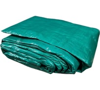 Тент укрывной тарпаулиновый KOMAN 10х12м (120м2), цвет зеленый, плотность 90 г 90120