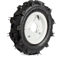 Колесо СИЛАЧ к МОТОБЛОКУ 4.00-8, Елочка, диск 4 отверстия (2/84) 023609