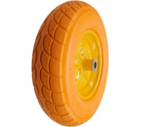 Колесо СИЛАЧ к тачке ПОЛИУРИТАНОВОЕ 4.00-8, 20мм 023677