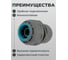 Муфта ремонтная обрезиненная Polyagro для шланга 3/4- 1/2, AQUA 7580770 3