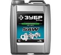 Цепное минеральное масло ЗУБР Extra для бензо и электропил, 5 л 70622-5