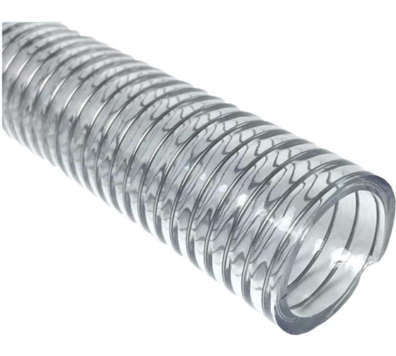 Шланг напорно-всасывающий ООО ТД Гидромаркет 25 мм, для пищевой промышленности, армированный стальной спиралью 5 метров 1 25х33 GMA-metal hose-foodgrade-dyuym-5m 1