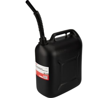 Канистра пластиковая 20 л для бензина и ГСМ черная сертифицирована REXANT 80-0209