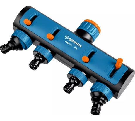 Четырехканальный распределитель с внутренней резьбой GRINDA PROLine TS-4, 3/4"-1" 8-426313_z02