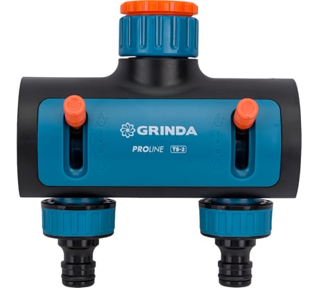 Двухканальный распределитель с внутренней резьбой GRINDA PROLine TS-2, 3/4"-1" 8-426312_z02