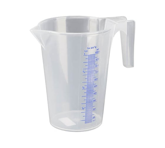 Пластиковая мерная емкость PLASTIC MEASURER 1 л Samoa 678100