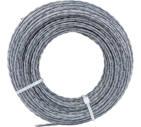 Леска двухкомпонентная усиленная для триммера (3 мм; 15 м; витой квадрат с жилой) REDO 633015