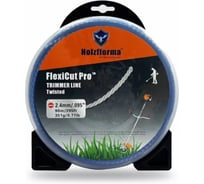 Леска для триммера витая Holzfforma FlexiCut Pro 2.4мм/90м TW002490PRO