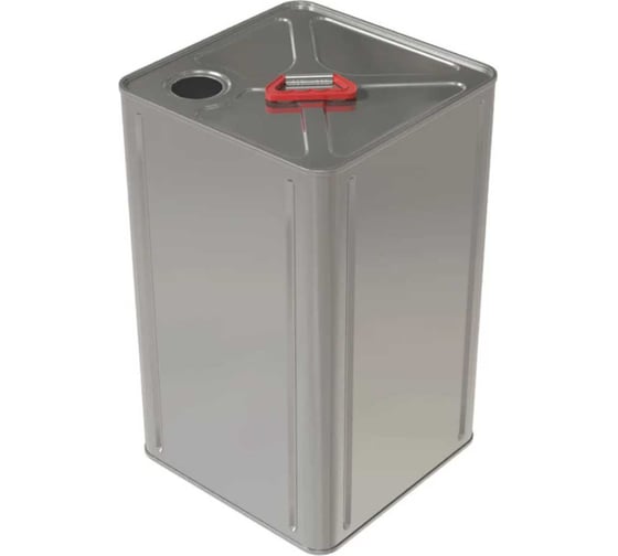 Канистра Дигрус металл 20л квадратная с ручкой пластик, крышка берикап 42мм КМК-20-Н/Д 1