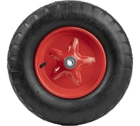 Колесо пневматическое для тачки SAMGRUPP 4.80/4.00-8 (Ф38-39 см) посадочный диаметр 16 мм SAMC-027484816