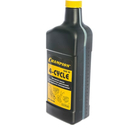 Масло минеральное летнее SAE 30 (0.6 л) для 4-х тактных двигателей Champion 952809