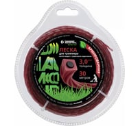 Леска для триммеров Diamond Industrial 3.0 мм 30 м квадрат витой армированная графитовым сердечником DIDTRIM3030KV