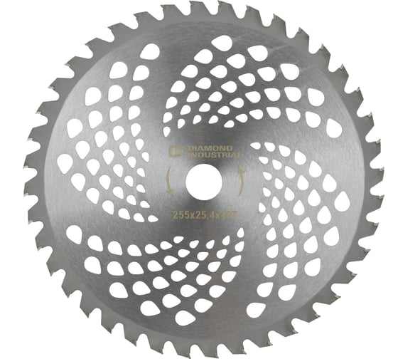 Диск для триммеров Diamond Industrial 255х25.4 мм 40 зубьев HM твердосплавных DIDTRDS40 1