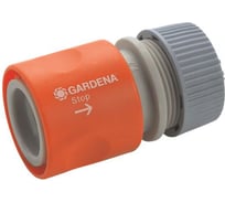 Коннектор с автостопом 1/2" для поливочных шлангов Gardena 02913-29.000.00