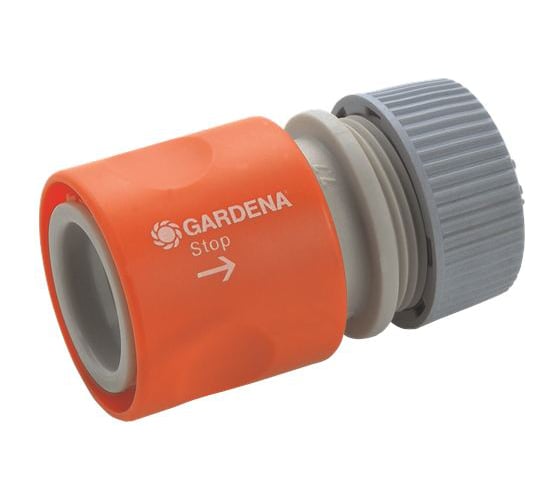 Коннектор с автостопом 1/2" для поливочных шлангов Gardena 02913-29.000.00 1