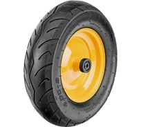 Колесо пневматическое бескамерное Denzel 16х4.00-8 D410мм, d12мм, длина оси 104мм 689525