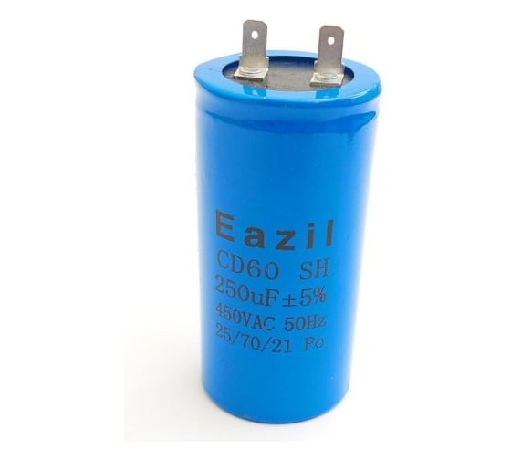 Конденсатор Amperin CD60 250мкФ 330V (2 клеммы) 304021 083828