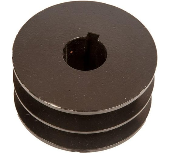 Шкив двигателя 2-х ручейный 25мм 131090 Amperin 082746