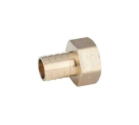 Штуцер латунный VIEIR 3/4 гайка × выход 20 мм для подключения труб и шлангов VRF420