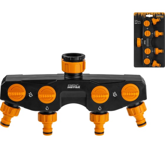 Разветвитель STARTUL 4-канальный 3/4" - 1" ST6013-19 ЦЗ-1059786000