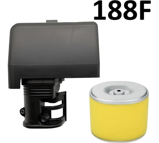 Фильтр воздушный в сборе RIparts для двигателя 188F (FMS-01114) ЦЗ-0008813664