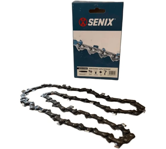 Цепь пильная SENIX 10” (25 см), шаг 3/8”, паз 1.1 мм, 40 звеньев AECS-0108
