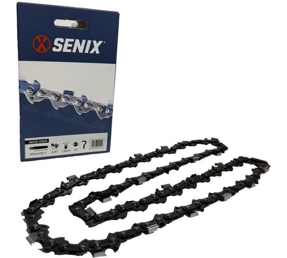 Цепь пильная SENIX 16” (40 см), шаг 3/8”, паз 1.3 мм, 57 звеньев AECS-0104
