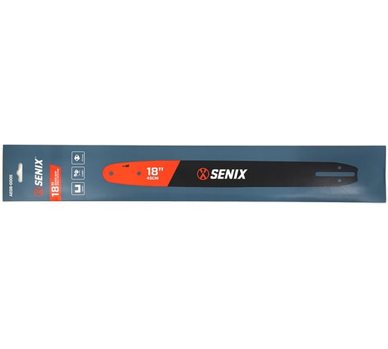 Шина пильная SENIX 18” (45 см), шаг 0.325”, паз 1.5 мм, 72 звена AEGB-0005