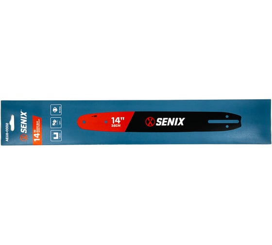 Шина пильная SENIX 14” (35 см), шаг 3/8”, паз 1.3 мм, 52 звена AEGB-0002