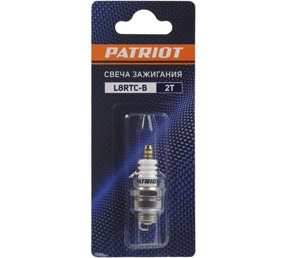 Свеча зажигания в блистере для 2-х тактных дв. шестигранник 19 PATRIOT L8RTC-B 841102051